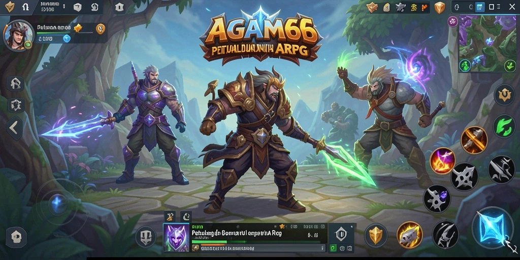 Tampilan gameplay AGAM66 yang menakjubkan dalam petualangan ARPG.
