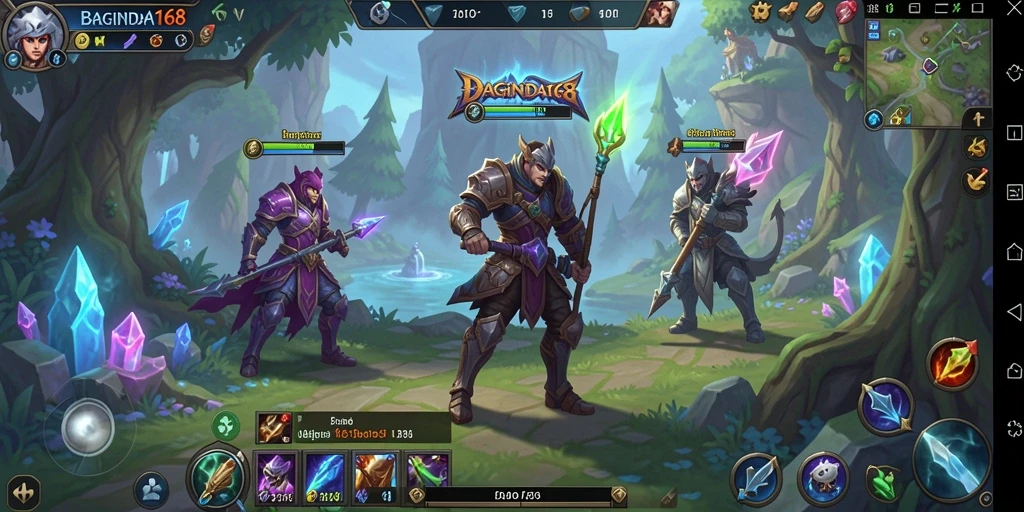 Tampilan gameplay ARPG yang menegangkan di BAGINDA168.