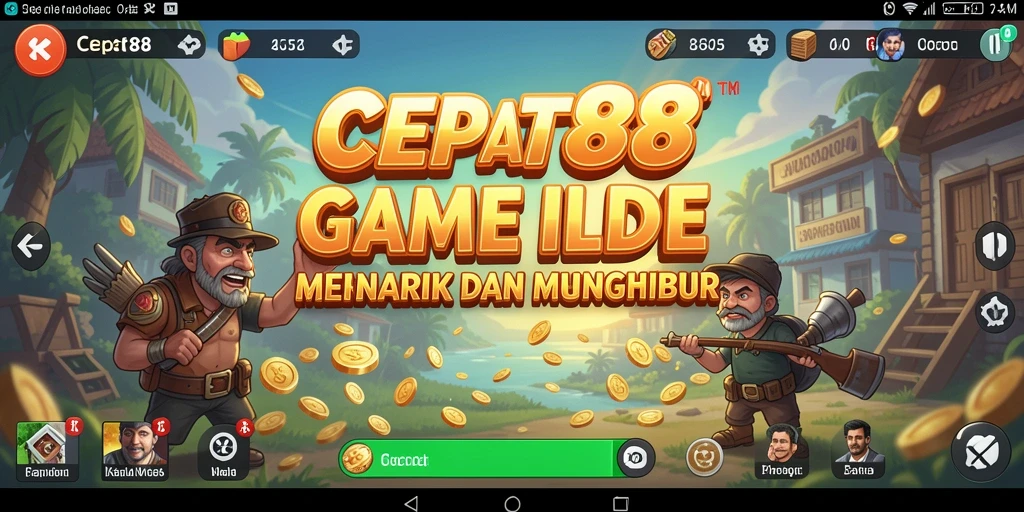 Tampilan gameplay CEPAT88 yang menawan dan interaktif.