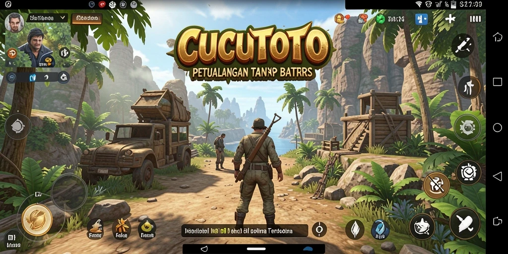 Tampilan gameplay seru dalam dunia terbuka CUCUTOTO.