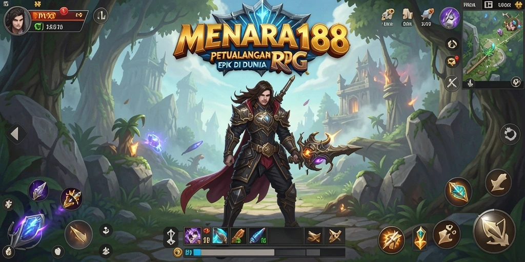 Tampilan menarik gameplay RPG di MENARA188 yang memukau.