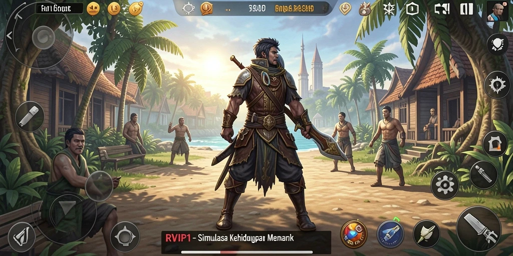 Tampilan menarik dari gameplay RVIP1 yang penuh dengan interaksi.