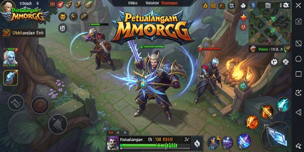 Gameplay V98 yang menakjubkan dalam dunia MMORPG.