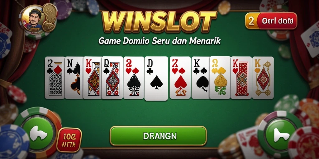 Screenshot WINSLOT menampilkan gameplay Domino yang menarik dan interaktif.